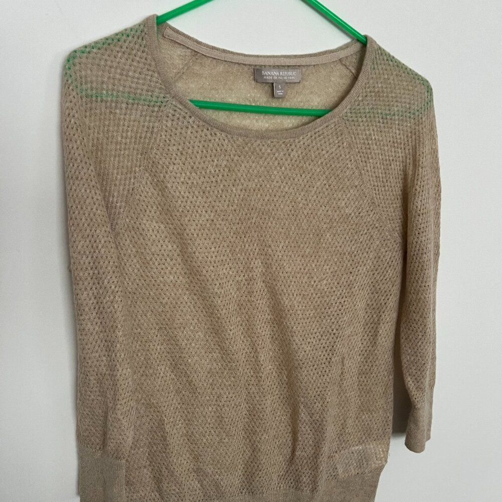 Banana Republic italian yarn small top